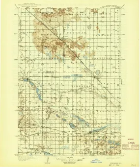 1907 Wyndmere, ND - North Dakota - USGS Topographic Map