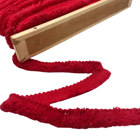 1" Cherry Red | Fringe Trim