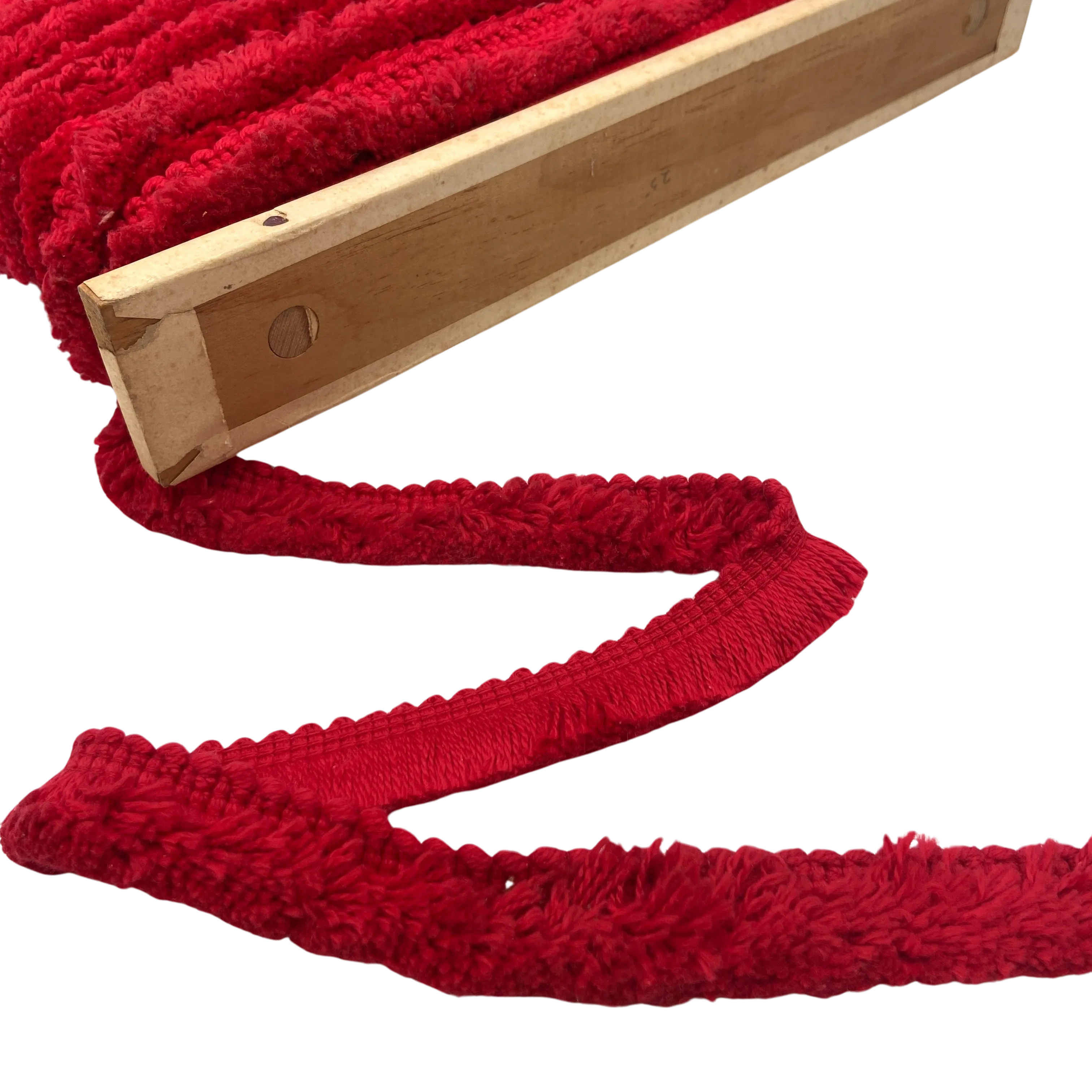 1" Cherry Red | Fringe Trim