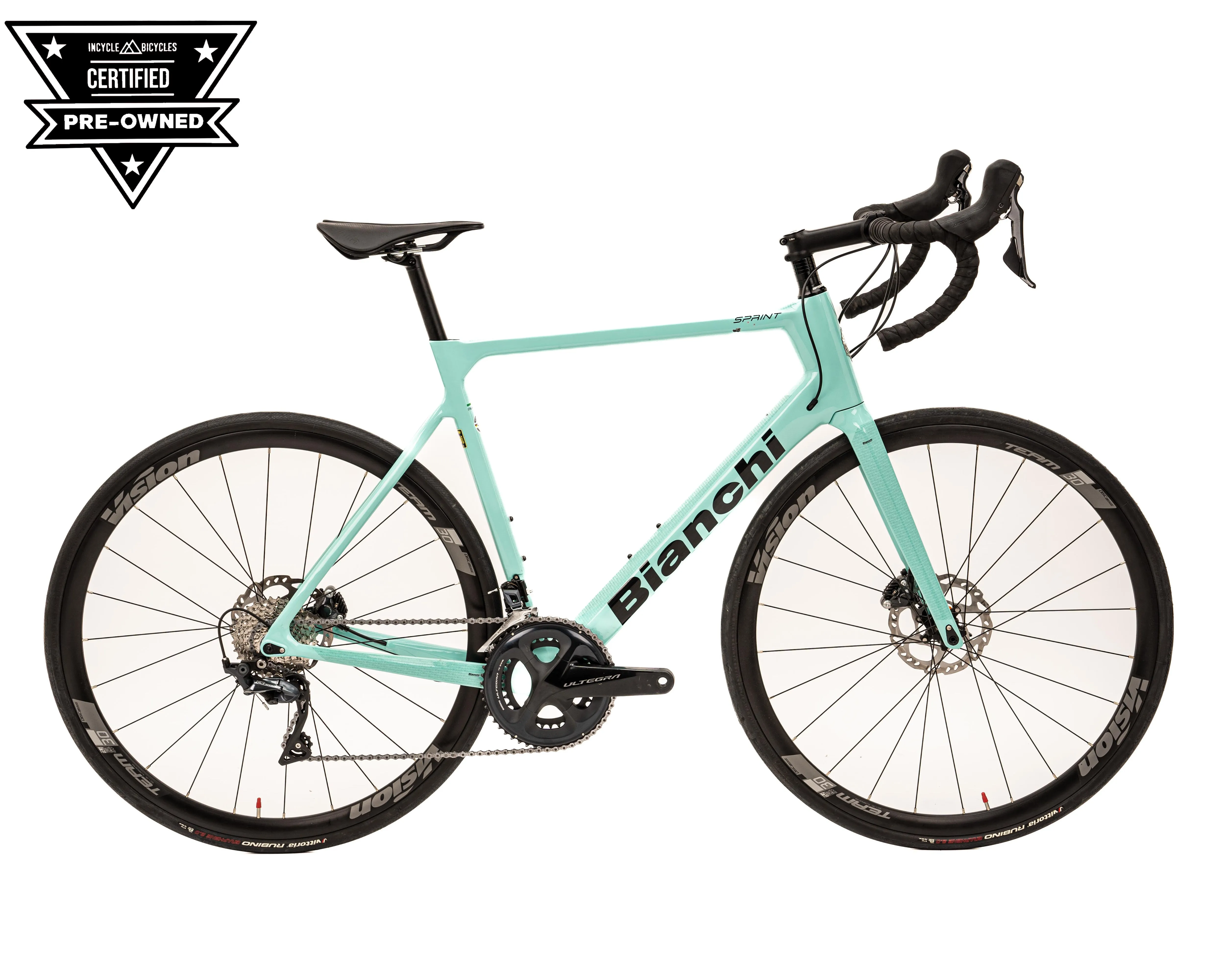 2021 Bianchi Sprint Disc Ultegra CK16/GlsBlk 59 (New Other)