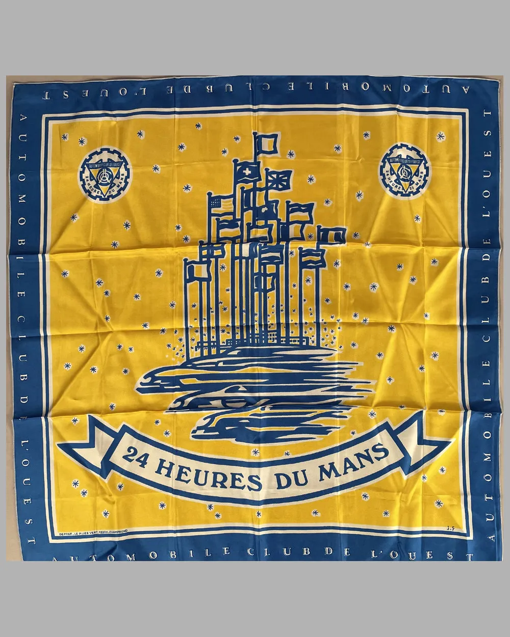 24 Heures du Mans - Automobile Club de l'Ouest (ACO) silk scarf