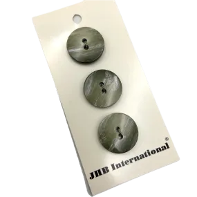 3/4" Jasper | Plastic Buttons | Set of 3