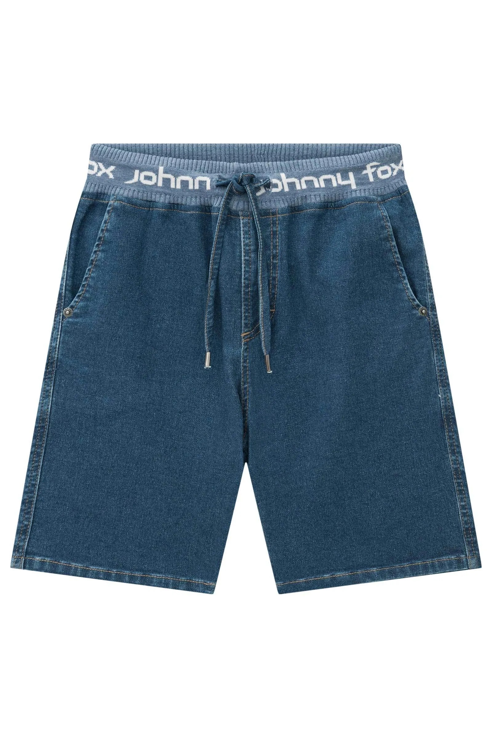 Bermuda em Malha Jeans Trek com Elastano 74708 Johnny Fox