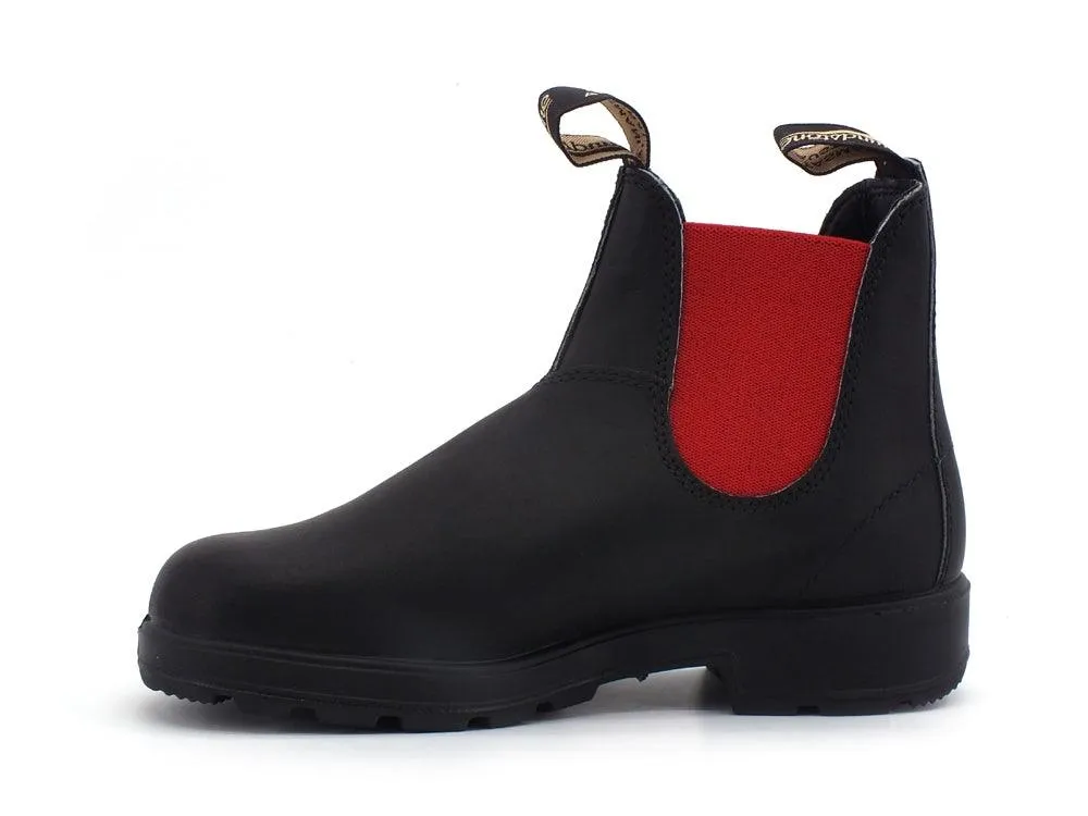 BLUNDSTONE Stivaletto Polacco Elastici Black Red 508