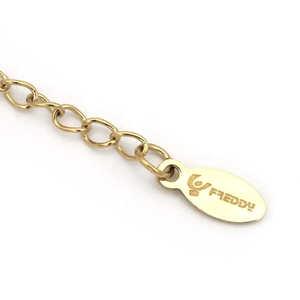 Bracciale Gold con Fiori Verdi