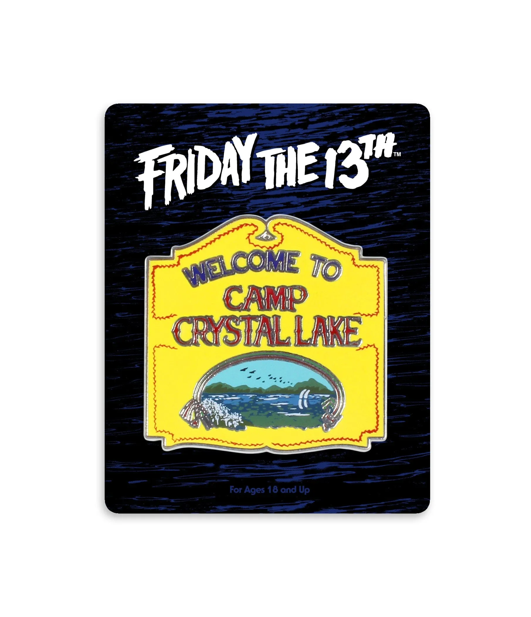 Camp Crystal Lake Enamel Pin