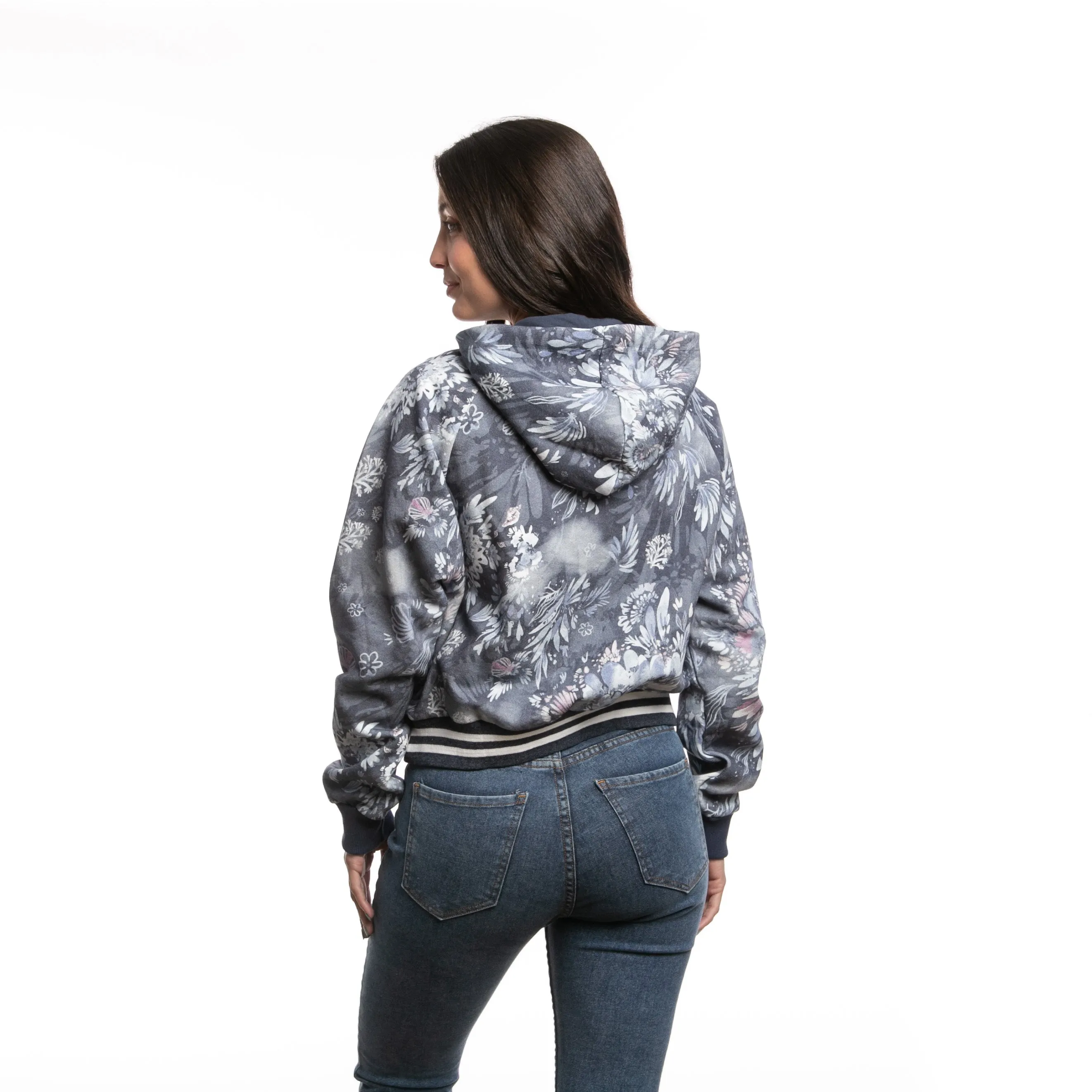 Campera Canguro Rusty Flower Shell Zh Ld