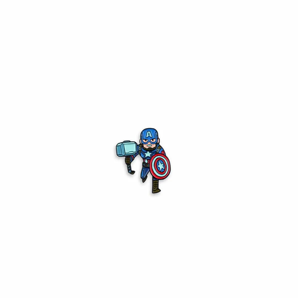 Captain America Enamel Pin