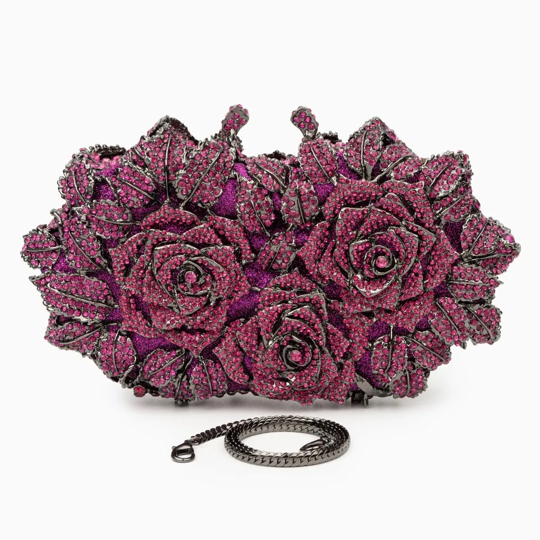 Cecilia Rose Clutch Bag - Purple