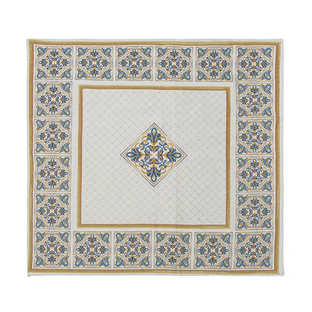 Centrotavola 100x100 Gobelin Hessense Maiolica