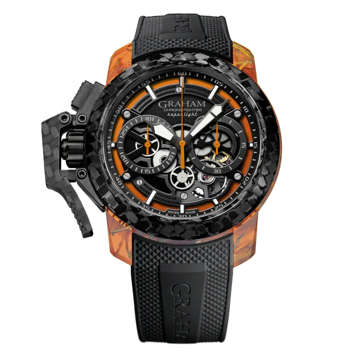 CHRONOFIGHTER SUPERLIGHT CARBON SKELETON - TRANSLUCENT ORANGE 2CCCK.O01A