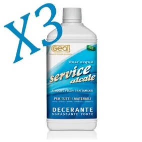 Detergente alcalino per residui organici e nero fumo 3X1L Geal SERVICE ALCALE Prezzo Offerta