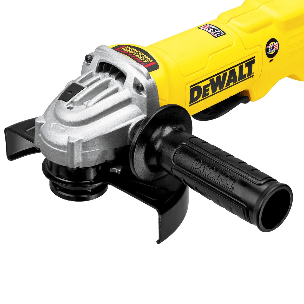 DeWALT DWE43144N 6-Inch 13-Amp Corded E-Clutch Paddle Switch Grinder w/ No-Lock