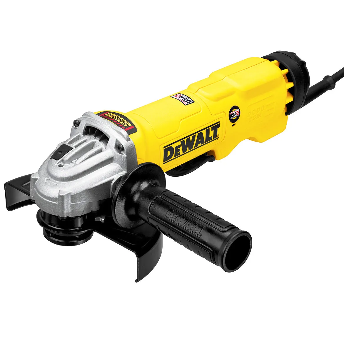 DeWALT DWE43144N 6-Inch 13-Amp Corded E-Clutch Paddle Switch Grinder w/ No-Lock