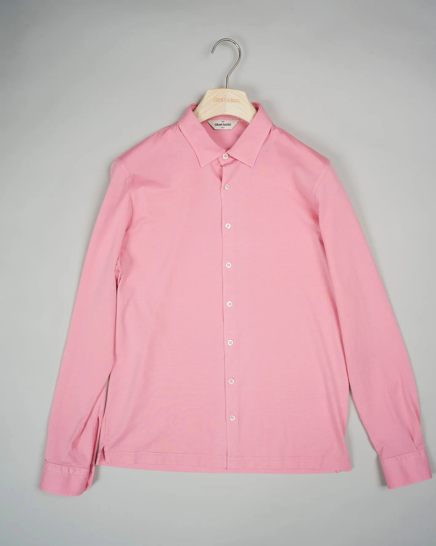 Gran Sasso Cotton Jersey Shirt / Rose