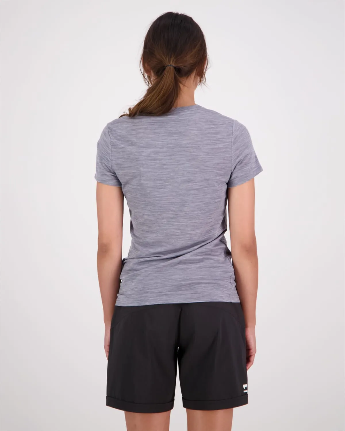 Icon Merino Air-Con Tee - Grey Heather