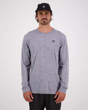 Icon Merino Classic Long Sleeve - Grey Heather