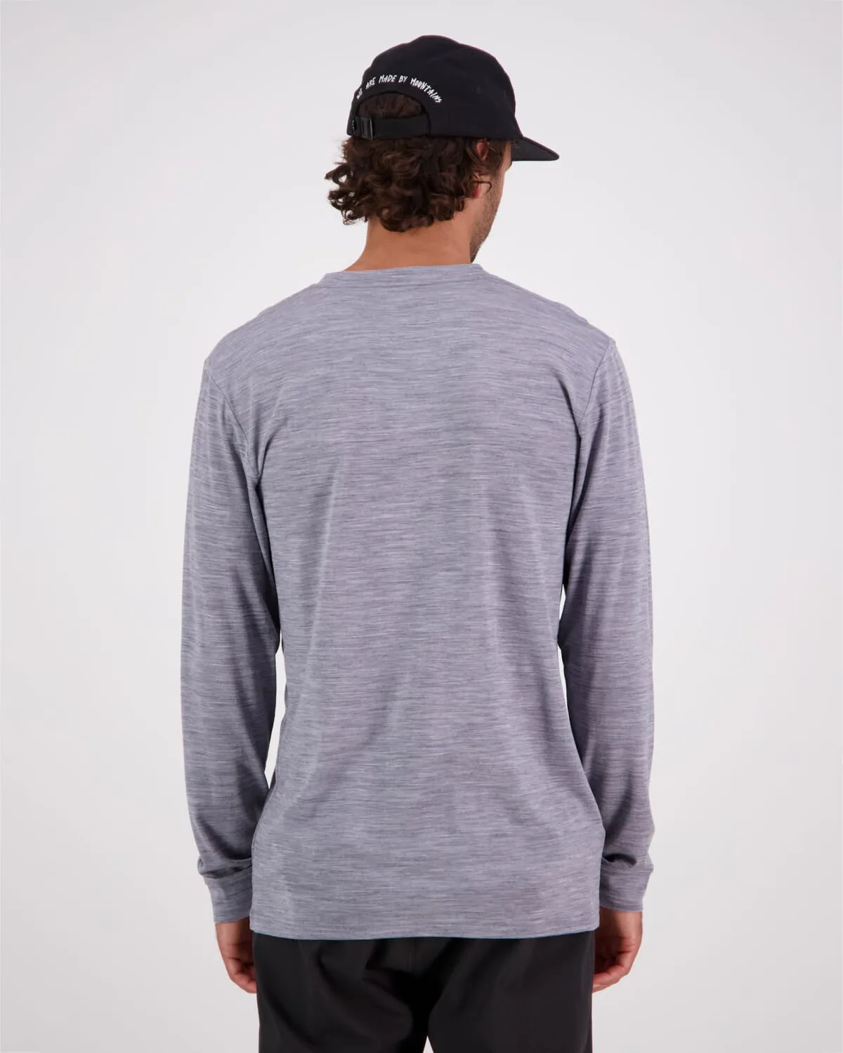 Icon Merino Classic Long Sleeve - Grey Heather