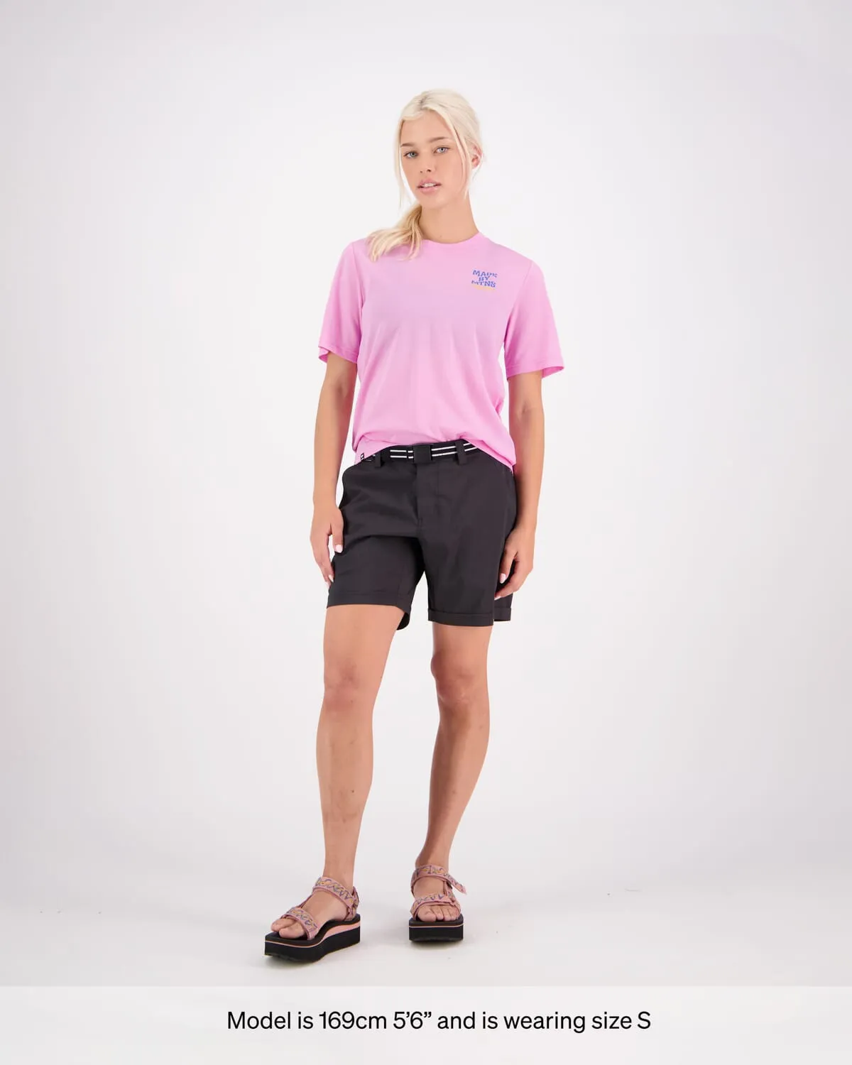 Icon Merino T-Shirt - Pop Pink