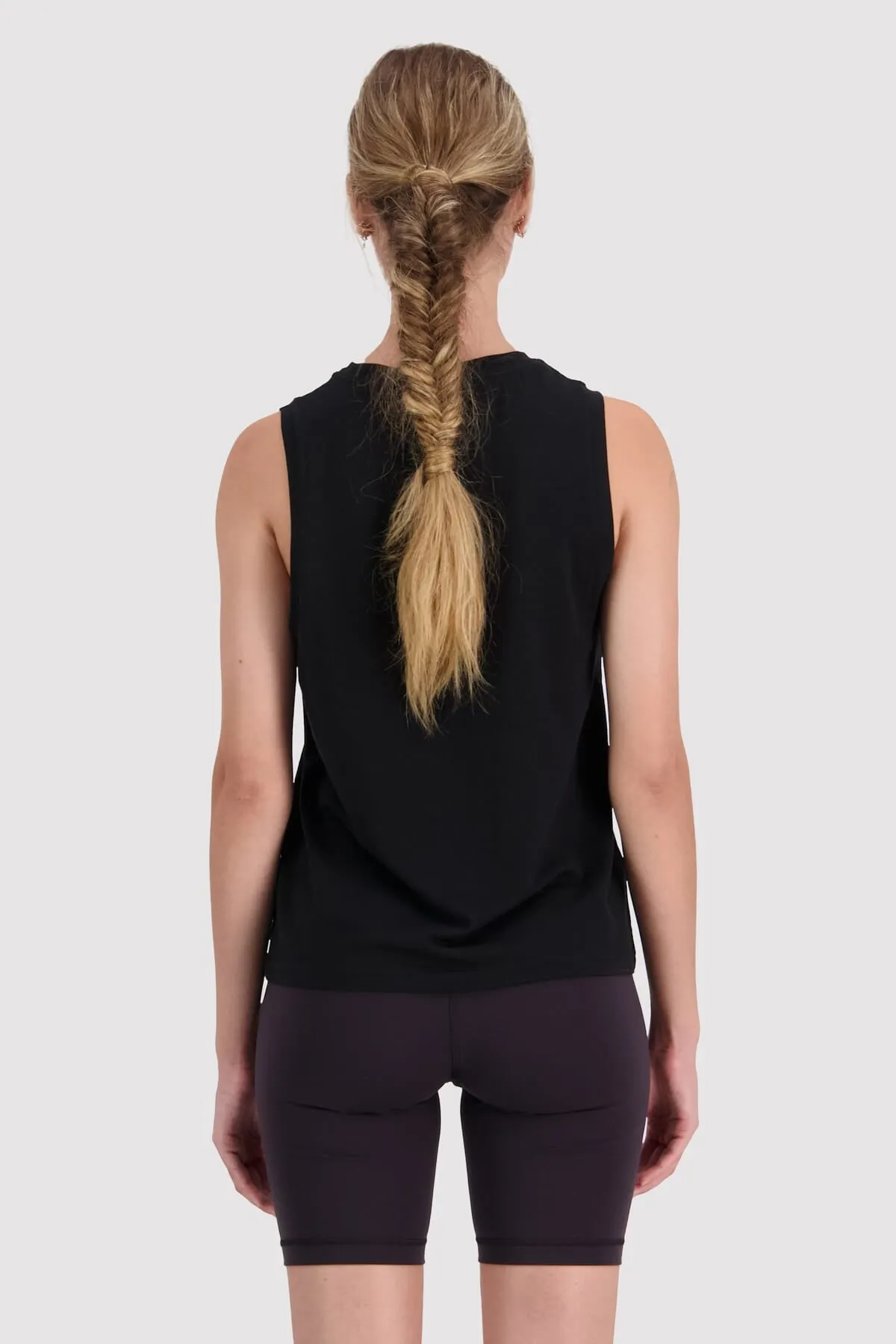 Icon Merino Tank - Black