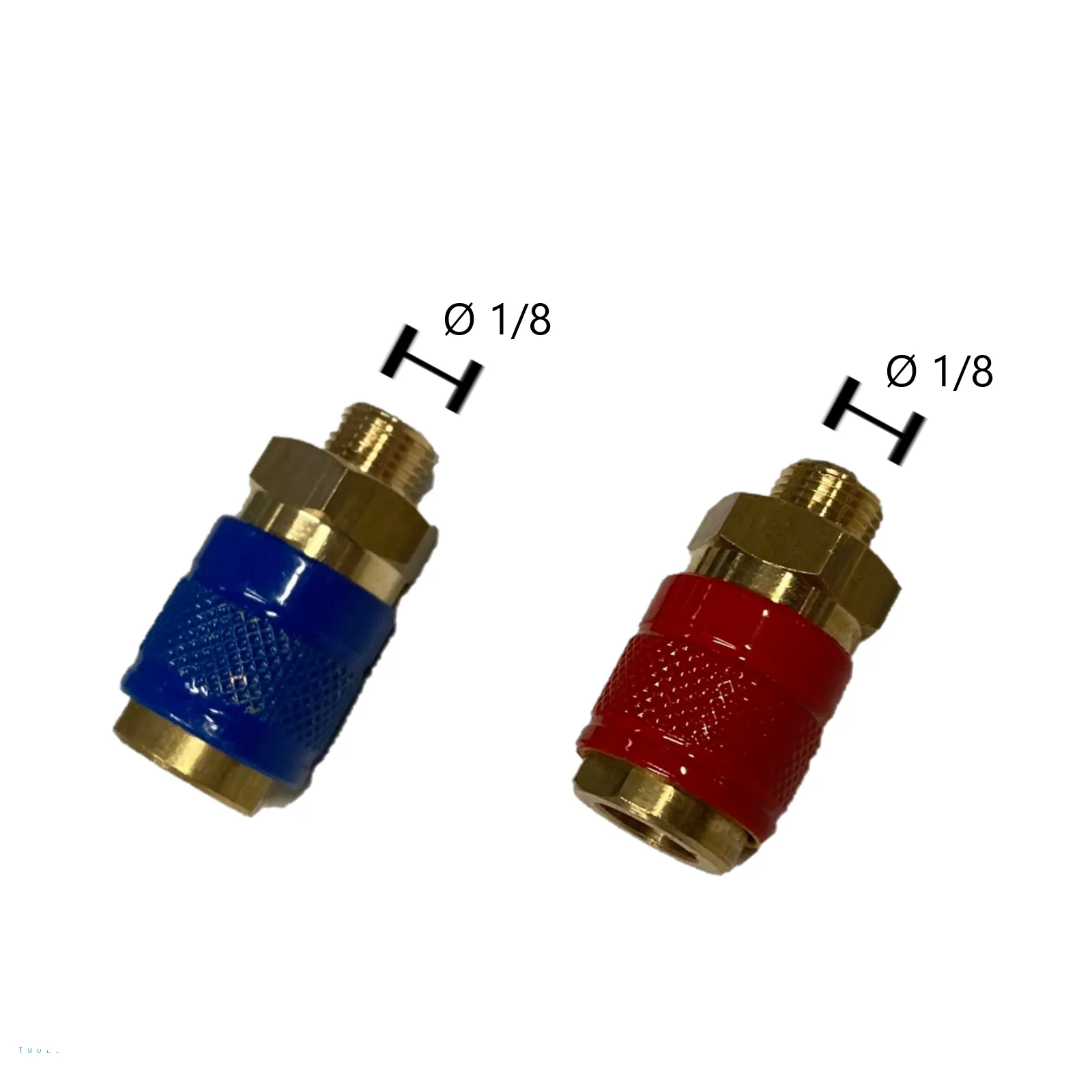 Innesti rapidi per torce di saldatura raffreddate ad acqua Ø 1/8"