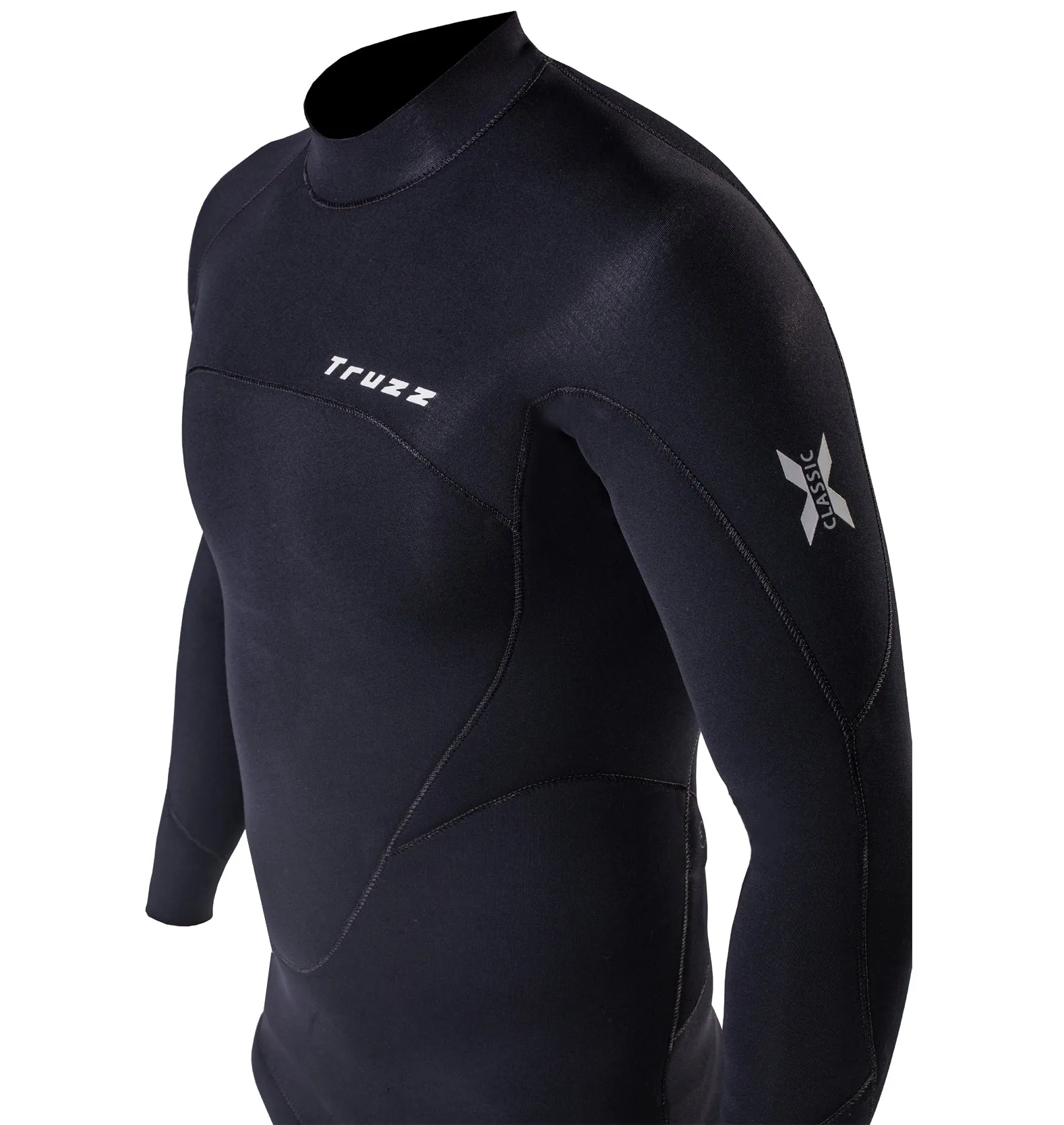 Jaqueta Neoprene 2 mm Flex XClassic - Preto