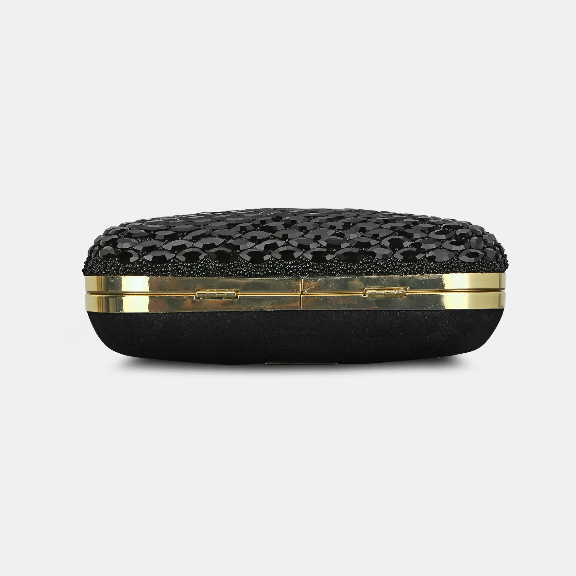 Lavie Luxe Jewel Black Medium Women's Frame Clutch