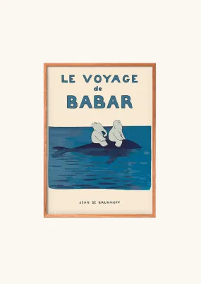 'Le Voyage, Babar' Plakat