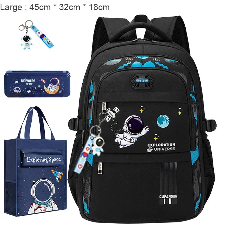 New Waterproof Children's Backpack Boys Girls Primary Schoolbag Large-Capacity Orthopedic Bookbag Kids Backpack Mochila Infantil