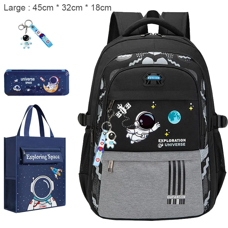 New Waterproof Children's Backpack Boys Girls Primary Schoolbag Large-Capacity Orthopedic Bookbag Kids Backpack Mochila Infantil