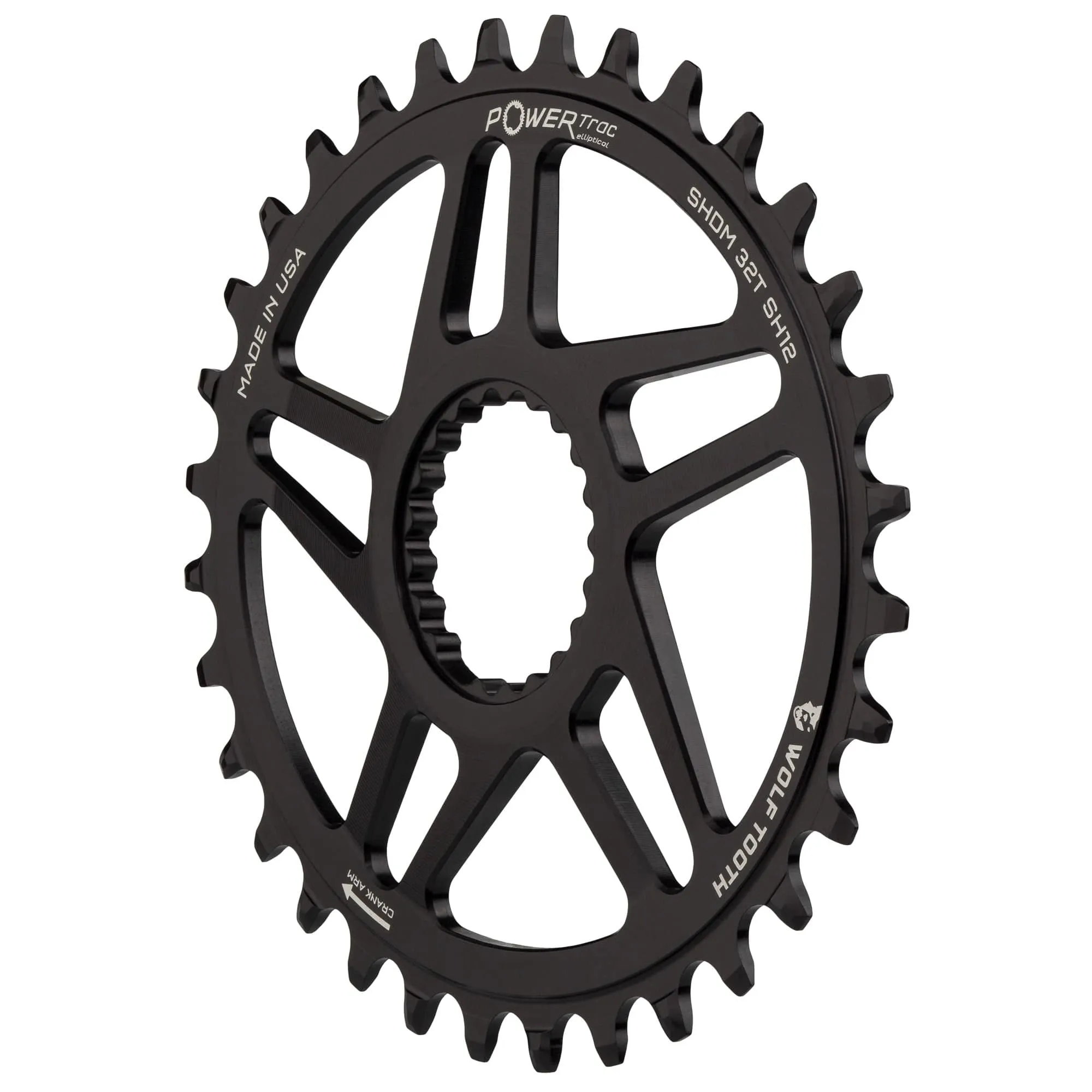 Oval Direct Mount Chainrings for Shimano Cranks