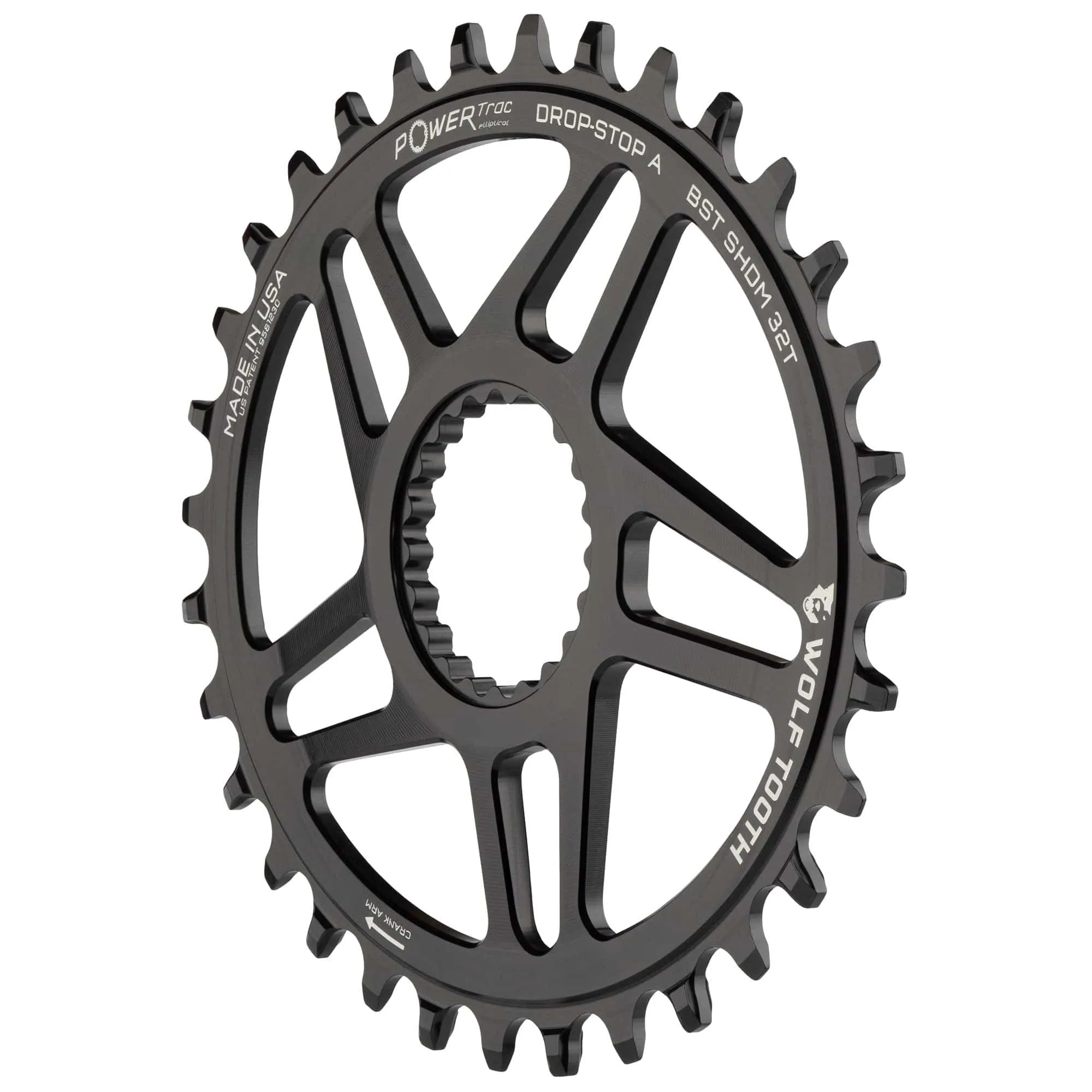 Oval Direct Mount Chainrings for Shimano Cranks