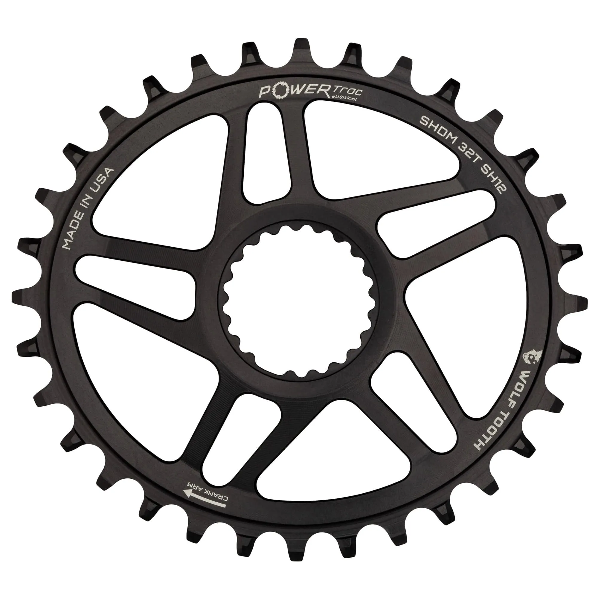 Oval Direct Mount Chainrings for Shimano Cranks