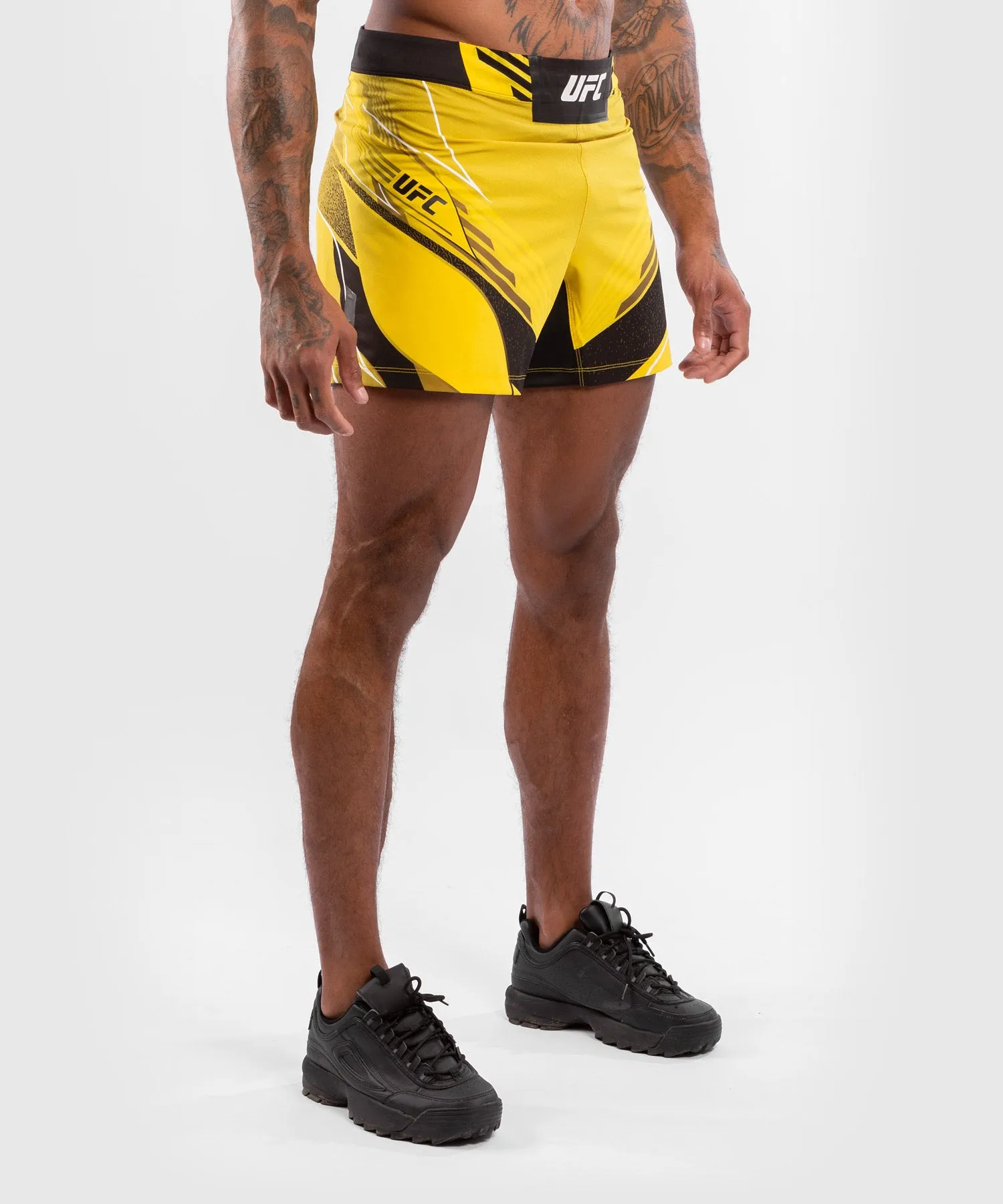 UFC Venum Authentic Fight Night Men's Shorts - Short Fit - Yellow