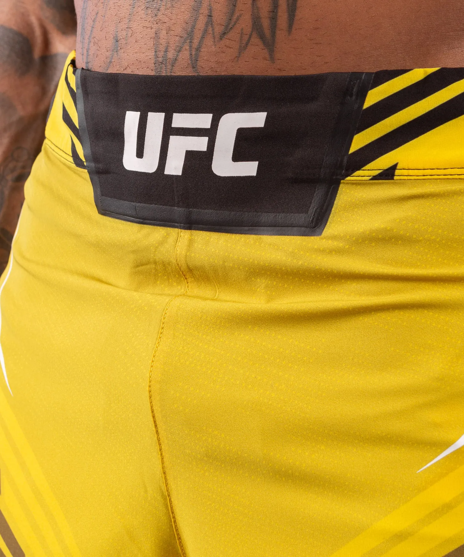 UFC Venum Authentic Fight Night Men's Shorts - Short Fit - Yellow